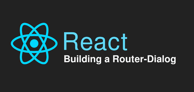 React router dialog